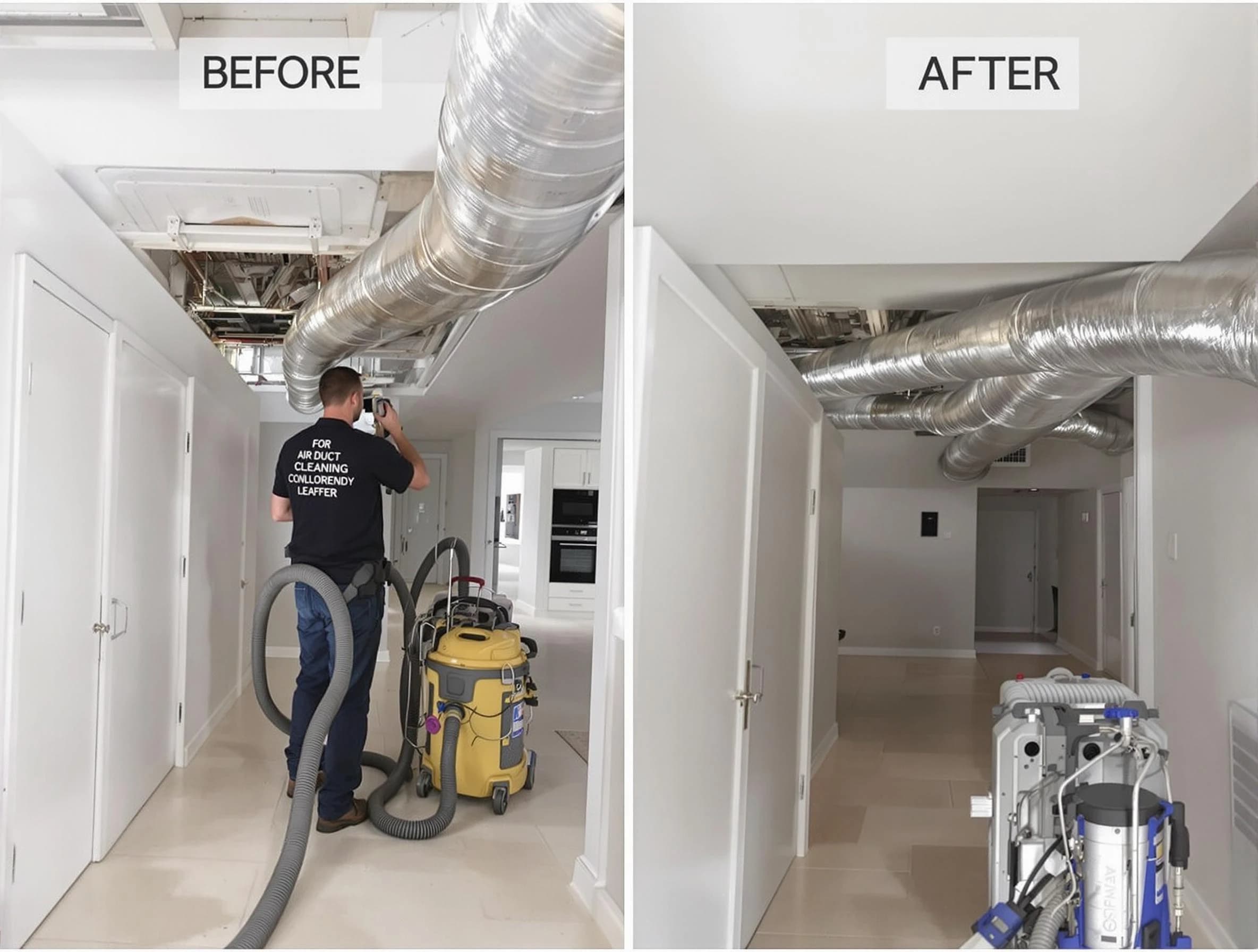 Millersville Air Duct Cleaning professional performing thorough air duct cleaning in Millersville