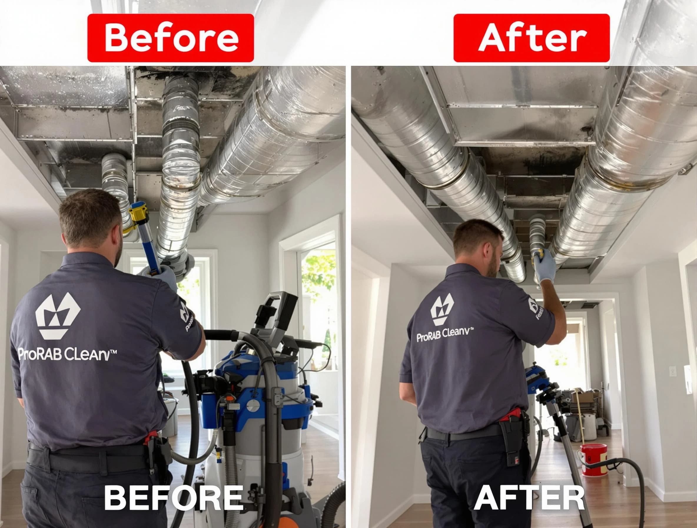 Millersville Air Duct Cleaning expert performing thorough residential duct cleaning in a Millersville home