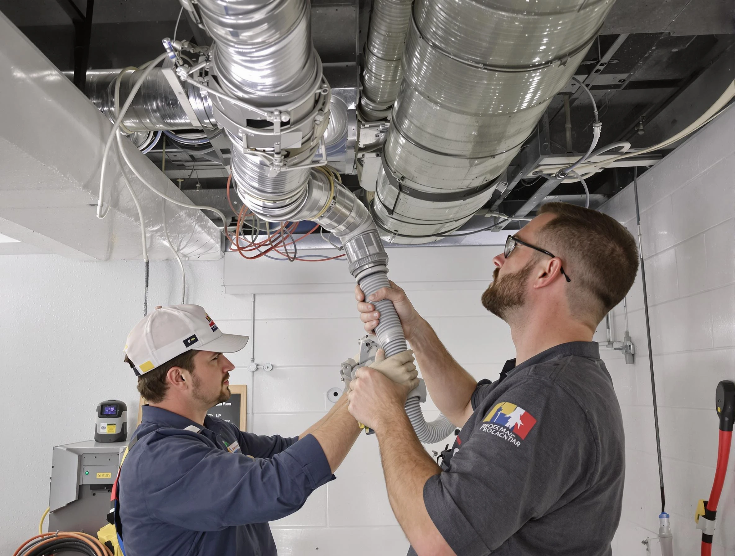Millersville Air Duct Cleaning technician performing thorough AC duct cleaning in Millersville
