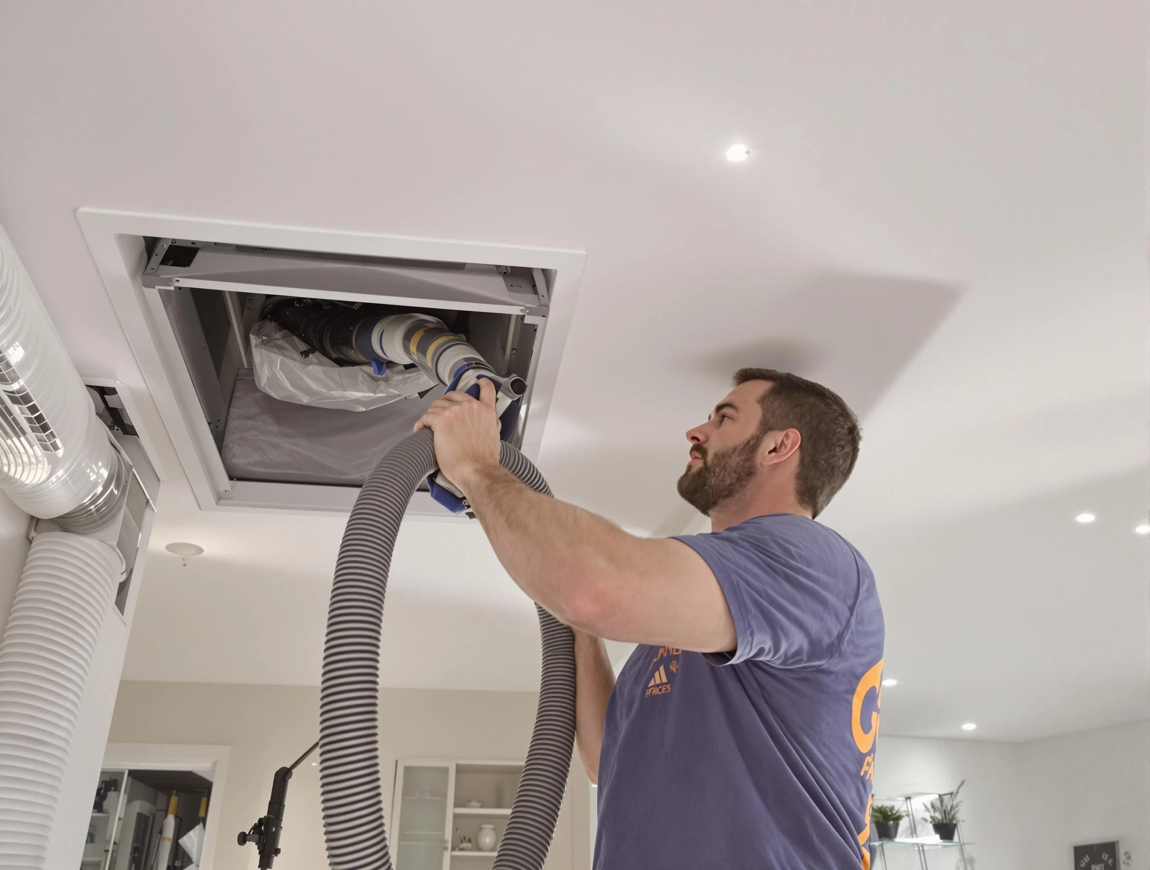 Precision indoor duct cleaning by Millersville Air Duct Cleaning in Millersville